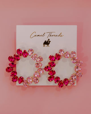 Aurora Earrings - PINK/LIGHT PINK (Mix & Match Styles-Accessories Collection ONLY/$100 Minimum)