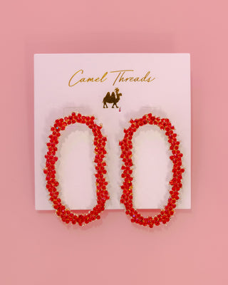 Caylee Earring-RED (Mix & Match Styles-Accessories Collection ONLY/$100 Minimum)