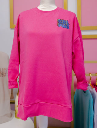 Sweatshirt - GRL PWR - Pink