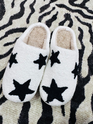 Cozy Toes - STARS BLACK & WHITE (9 PAIR PRE PACK)