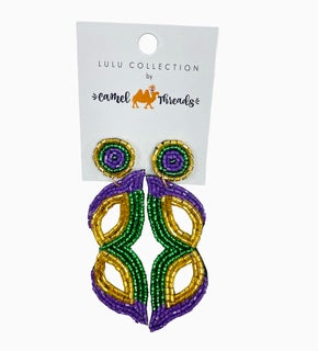 Mardi Gras Mask 42 (Mix and Match Any 10 or More Pairs)