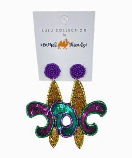Fleur De Lis Glitz 47 (Mix and Match Any 10 or More Pairs)