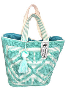 Totes - Lulu Turquoise   (Mix &  Match Styles-TOTE Collection ONLY/$100 Minimum)